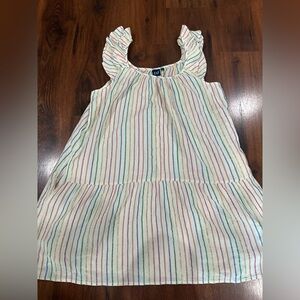 NWT Gap Women's Rainbow Shimmer pocket midi dress XXL relaxed fit